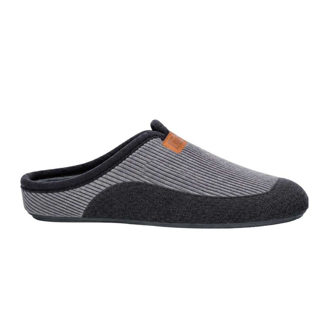 Zapatillas De Casa Abierta En Pana Y Lana - Imagen 4