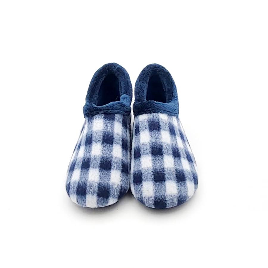 Zapatilla cerrada cuadros - Imagen 2