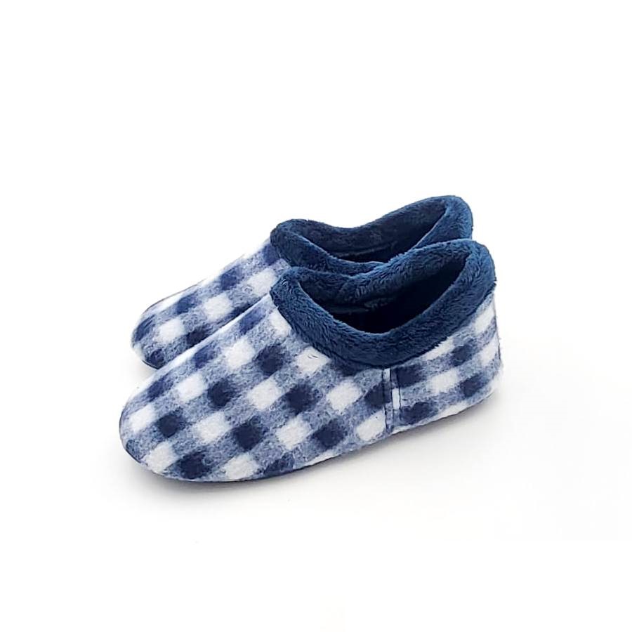 Zapatilla cerrada cuadros - Imagen 3
