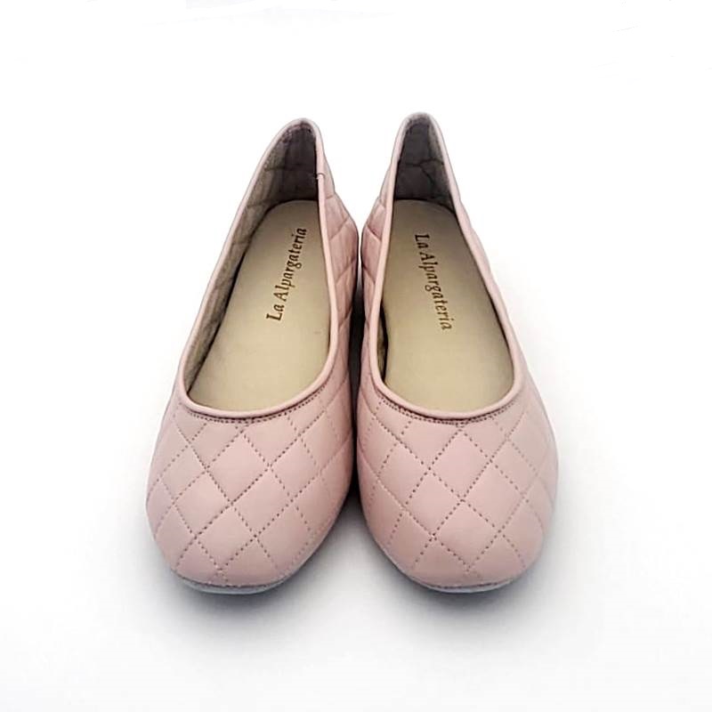 Zapatillas Clásicas para casa cerradas en PIEL COSIDA TIPO CHANNEL - Imagen 3