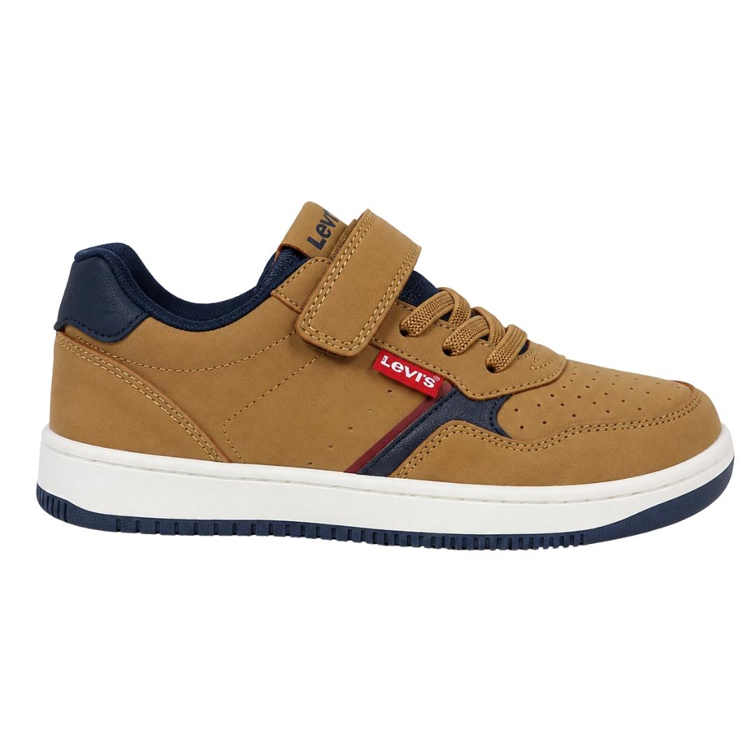 Zapatilla Deportiva En Serraje Piel Con Cintas Elásticas y Velcro Levi´s - Imagen 2