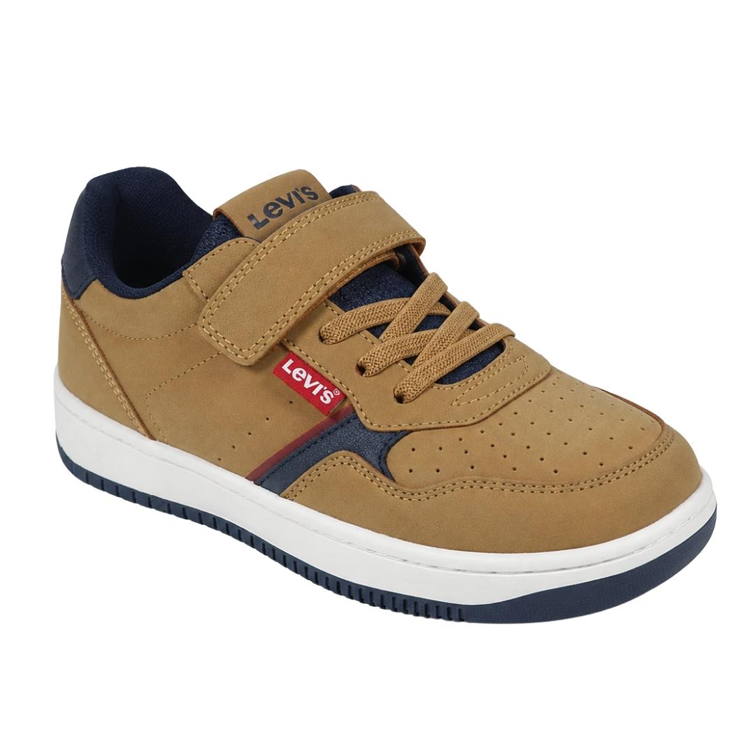 Zapatilla Deportiva En Serraje Piel Con Cintas Elásticas y Velcro Levi´s - Imagen 3