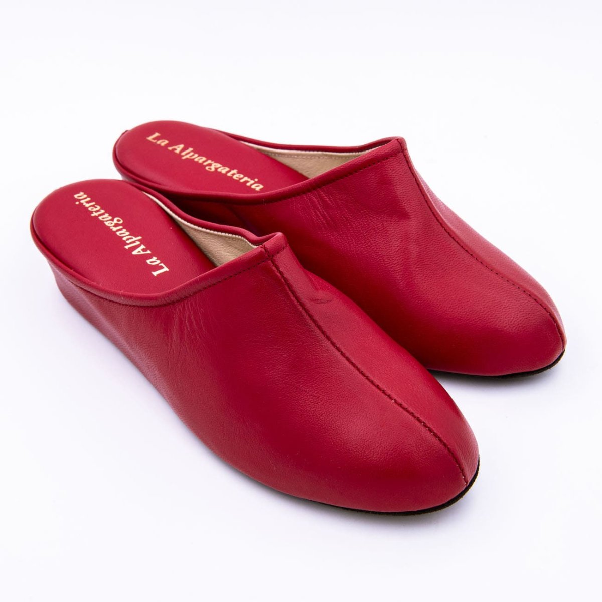 Zapatillas en napa piel de mujer con suela silenciosa y tacon de 3cm - Imagen 6