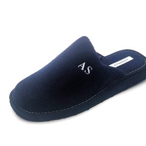 Zapatilla para casa destalonada tipo ZUECO con suela ligera de algodón