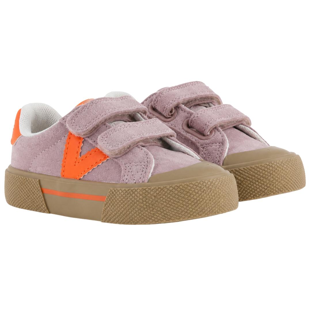Zapatilla deportiva en piel ante con cierre de velcro VICTORIA - Imagen 7
