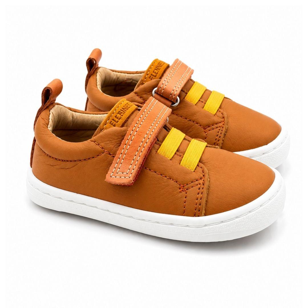 Zapatilla respetuoso o barefoot con velcro y cordones elásticos Flexi Mens - Imagen 6