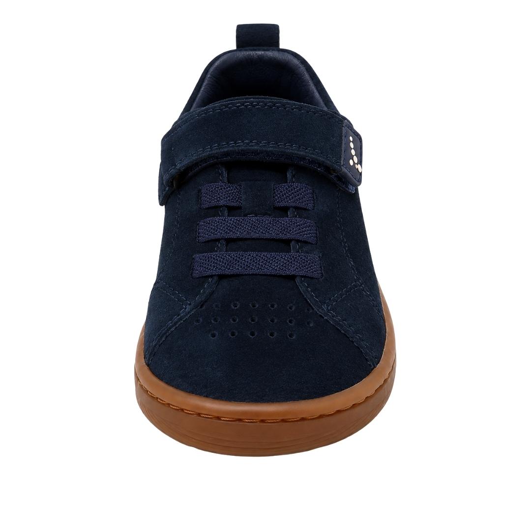 Zapatilla Respetuosa Doble Velcro en Piel Ante Blanditos - Imagen 7
