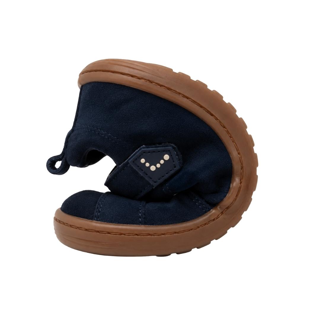 Zapatilla Respetuosa Doble Velcro en Piel Ante Blanditos - Imagen 9
