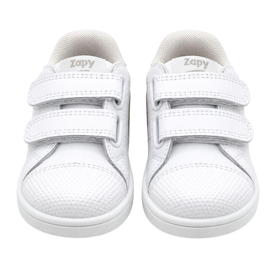 Zapatilla Respetuosa en Napa Piel Doble Velcro - Imagen 3