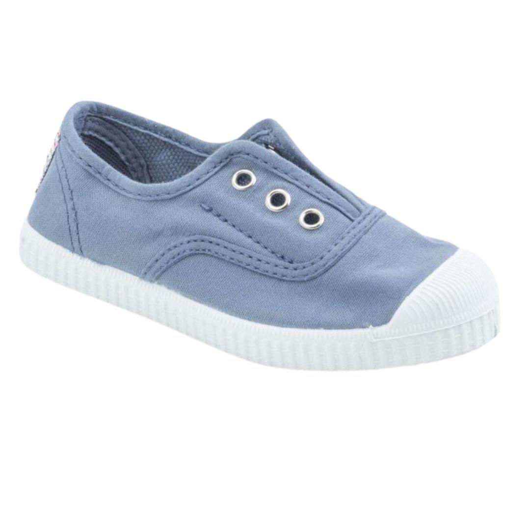 Zapatilla lona bambas sin cordones con puntera de goma - Imagen 2