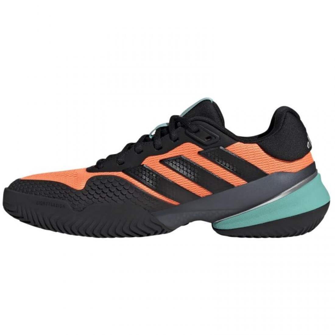 Zapatillas Adidas Barricade 14M Flash Aqua/Core Black/Lucid Orange - Imagen 4