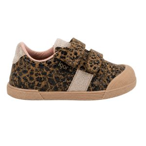 Zapatillas Respetuosas con Cierre de Velcro en Leopardo Igor