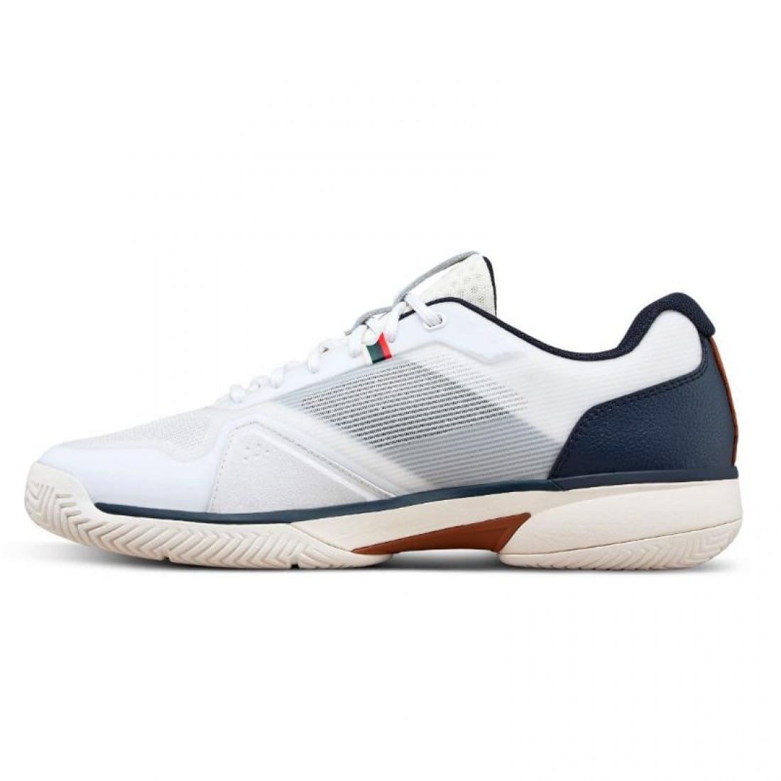 Zapatillas Wilson Rush Lite 5 Clay Blanco Azul Marino - Imagen 5