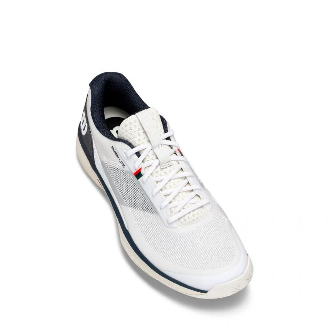 Zapatillas Wilson Rush Lite 5 Clay Blanco Azul Marino - Imagen 6