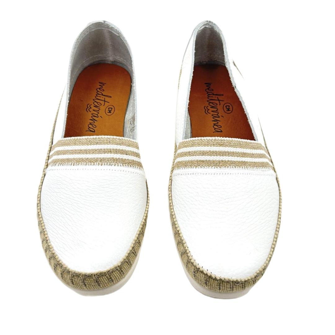 Slipper en piel con suela de goma y plantilla alcolchada con cinta elastica - Imagen 6