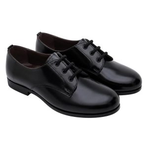 Zapato Blucher Inglés Cordón Semi Brillo