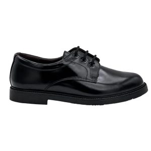 Zapato en piel brillante con cierre de cordones de la marca Hamiltom