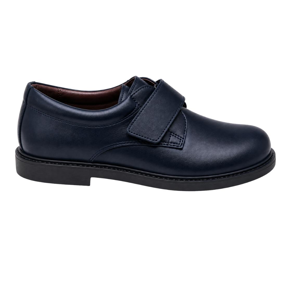 Zapato colegial en napa piel con cierre de velcro y suela de goma Hamilton - Imagen 4
