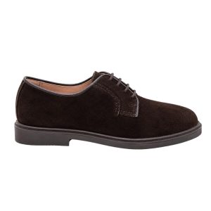 Zapato Hamiltom en ante para vestir o para colegio con suela de goma