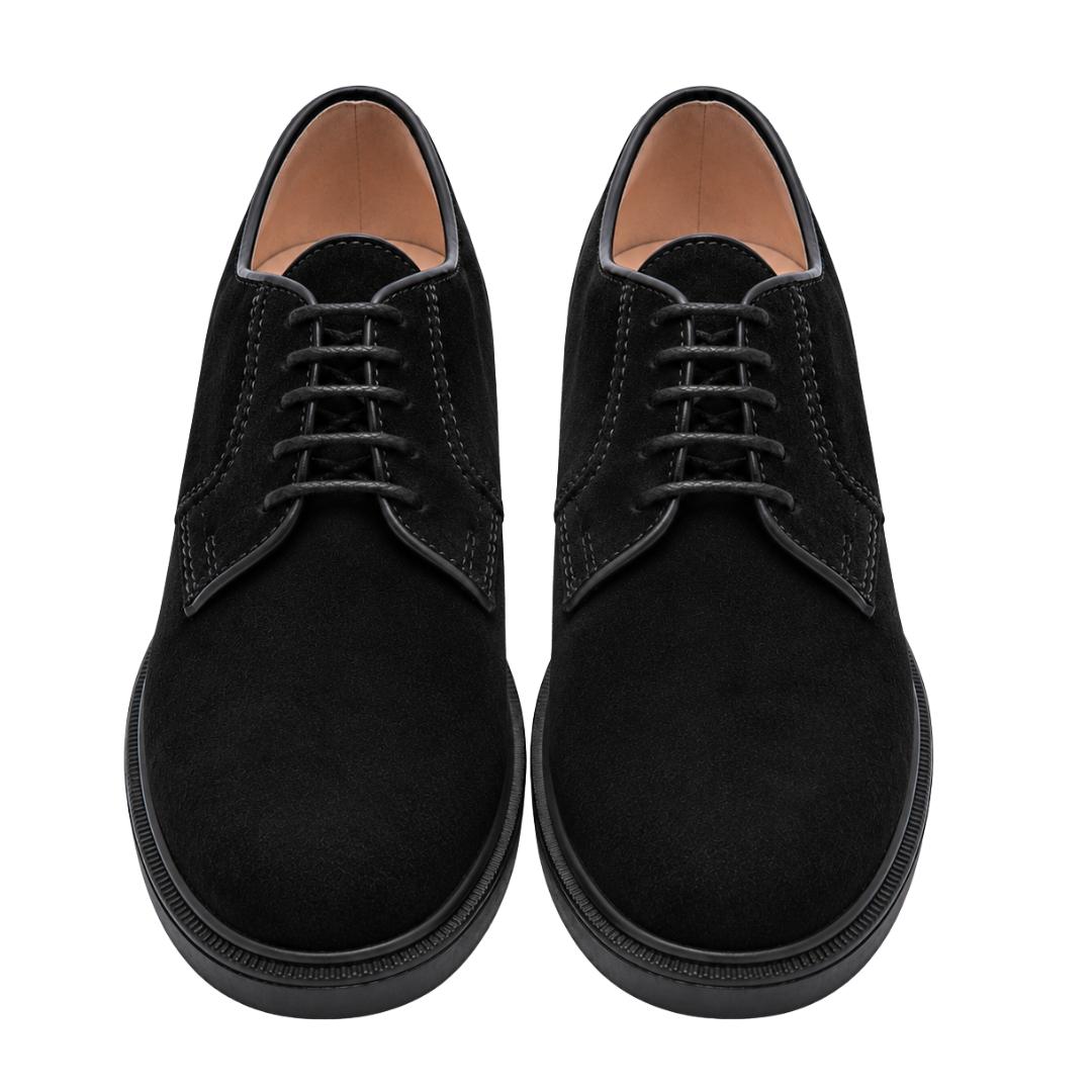 Zapato Hamiltom en ante para vestir o para colegio con suela de goma - Imagen 5
