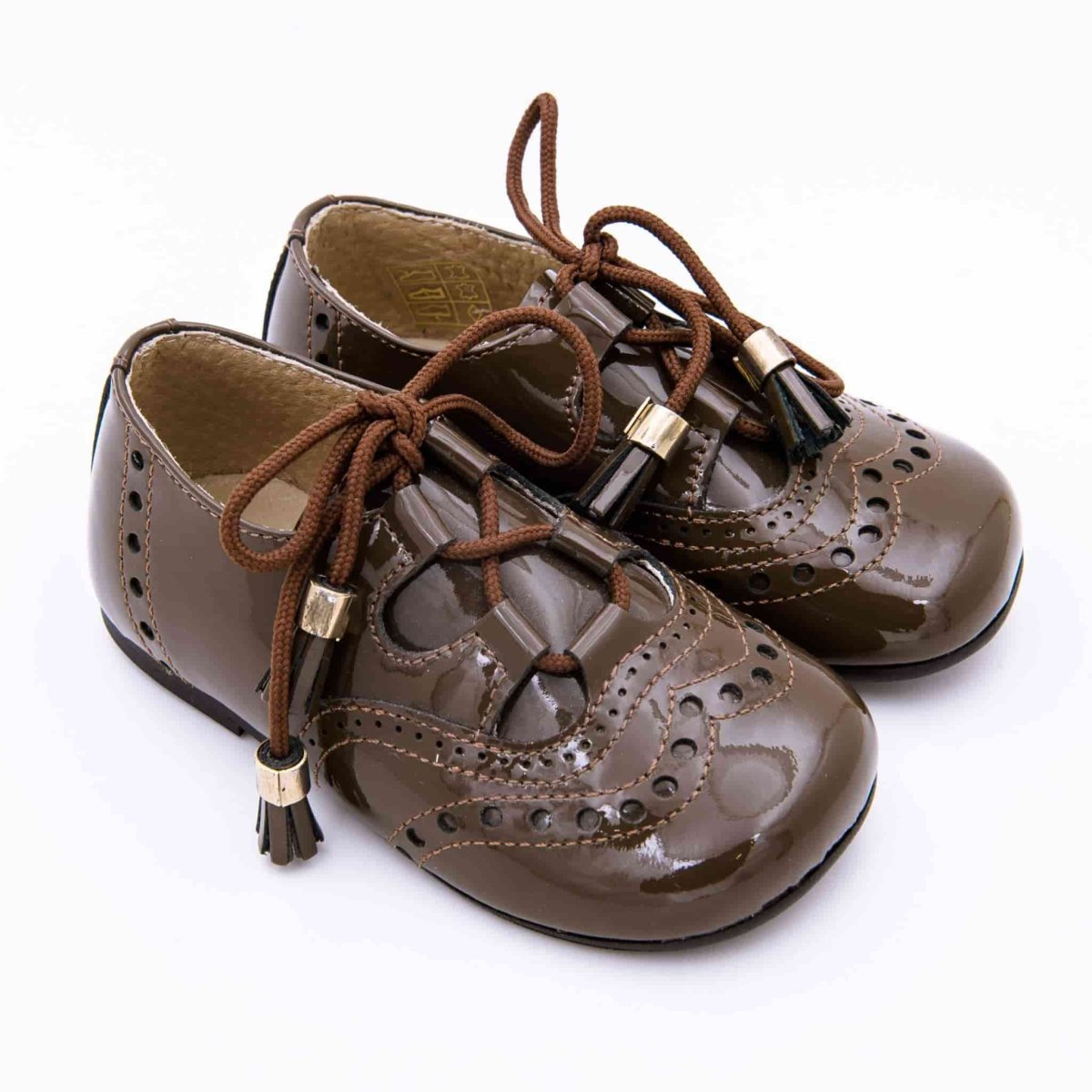 Zapato Galés Charol Cordón Borlas - Imagen 9