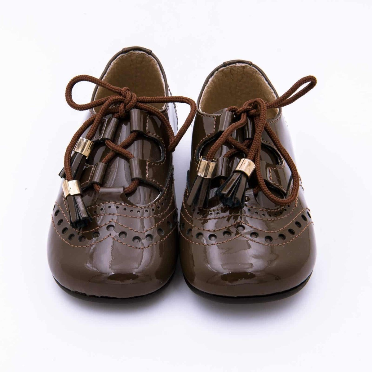 Zapato Galés Charol Cordón Borlas - Imagen 8