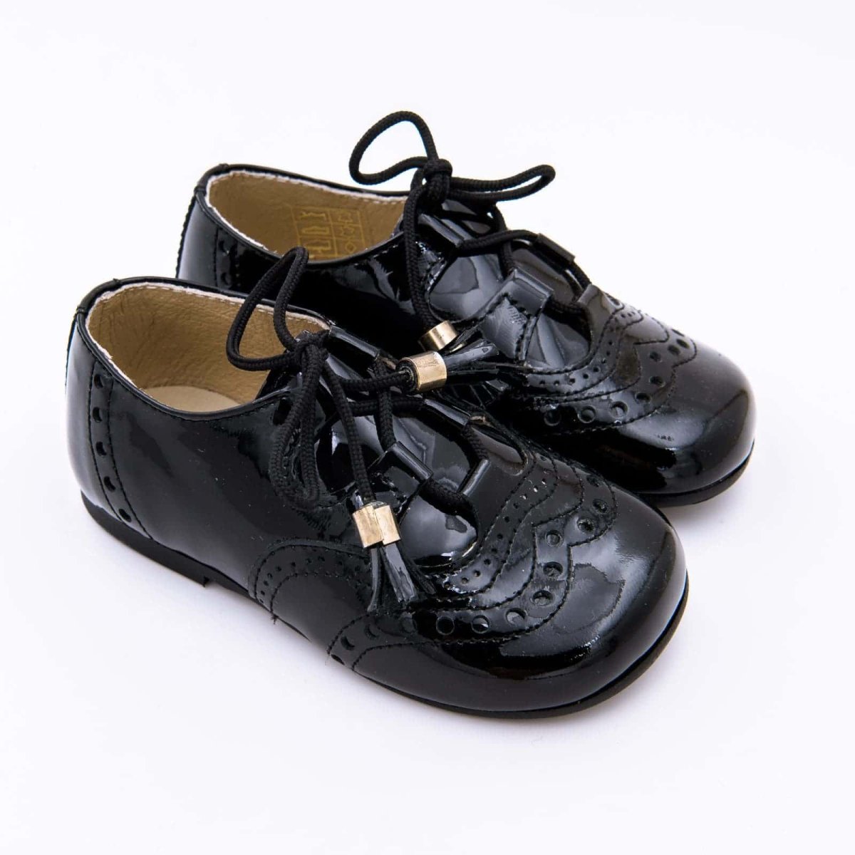 Zapato Galés Charol Cordón Borlas - Imagen 6