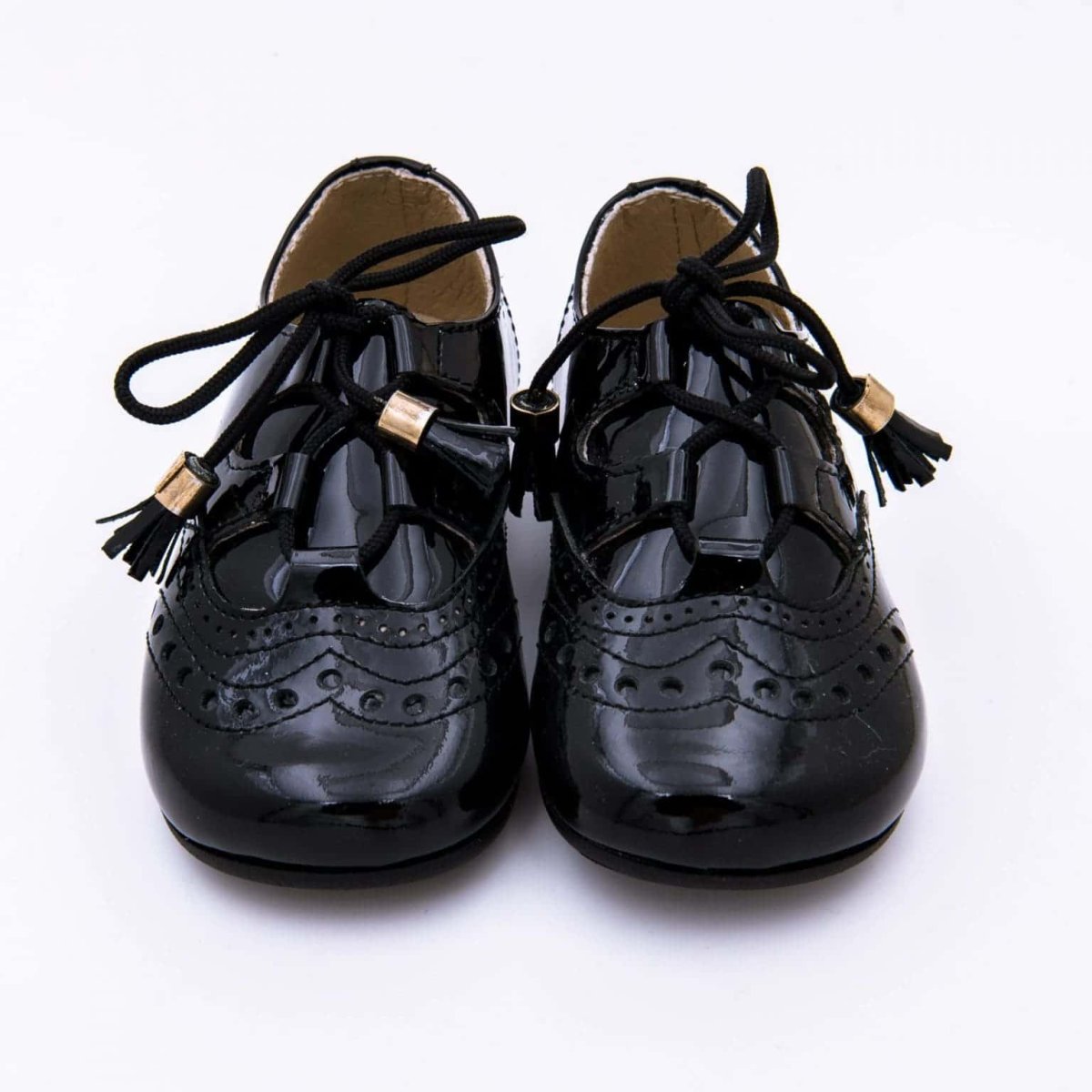 Zapato Galés Charol Cordón Borlas - Imagen 5