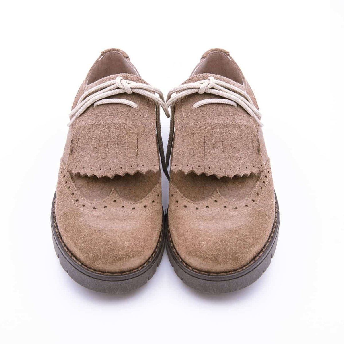 Zapato infantil tipo mosqueton lengüeta y suela de goma gruesa - Imagen 2