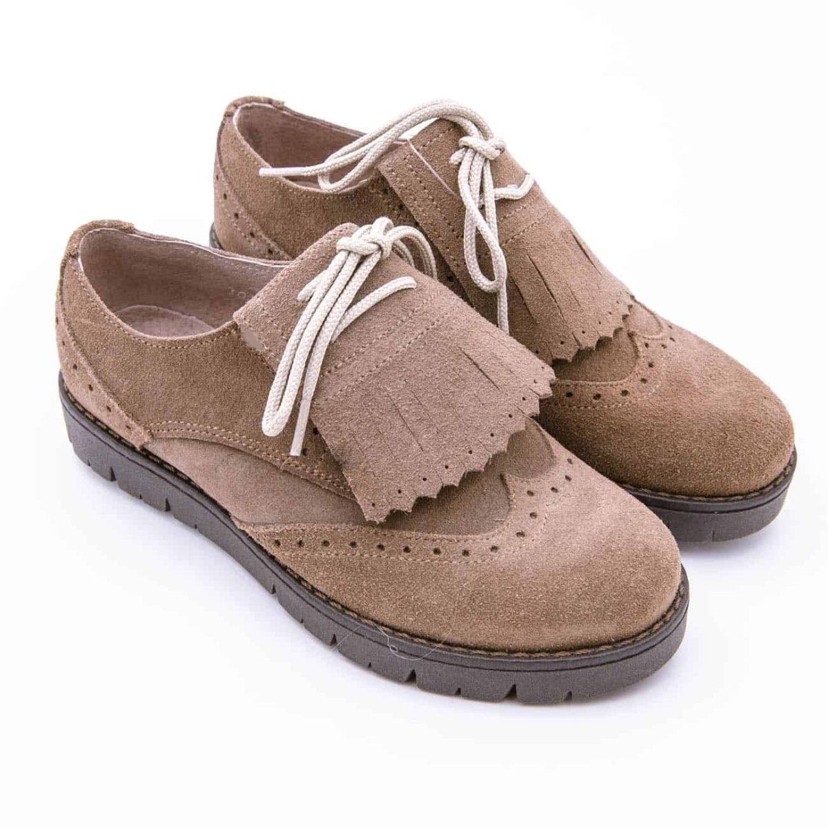 Zapato infantil tipo mosqueton lengüeta y suela de goma gruesa - Imagen 3