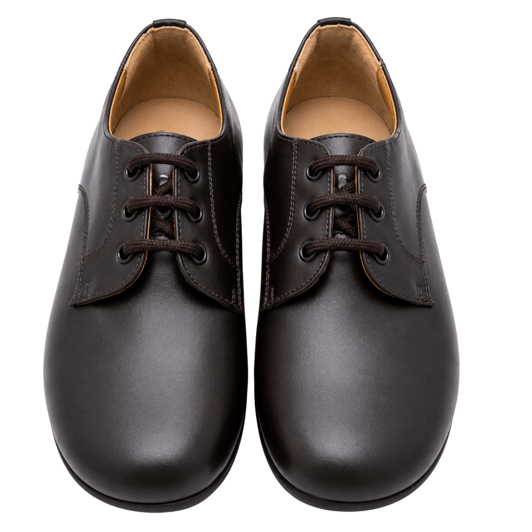 Zapato ingles en napa piel en cierre de cordones colegial Hamilton - Imagen 5