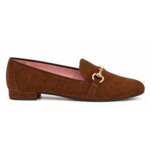 Zapato En Piel Con Adorno de Cadena O Estribo