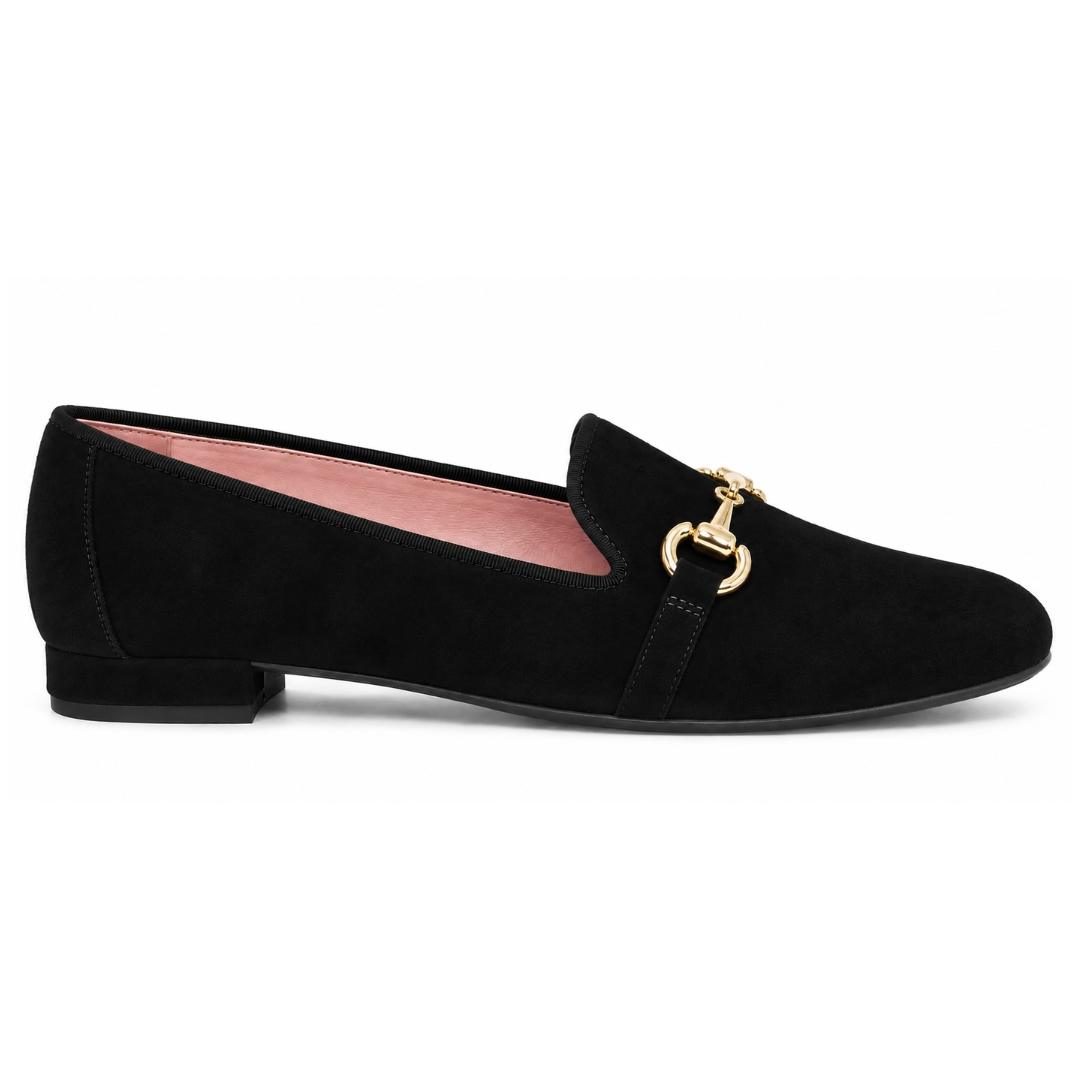 Zapato En Piel Con Adorno de Cadena O Estribo - Imagen 4