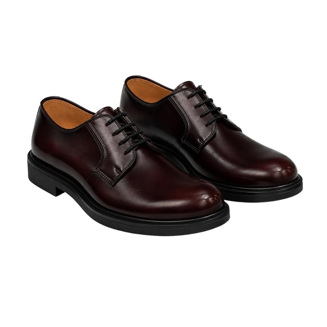 Zapato clásico colegial con brillo y con suela de goma antideslizante - Imagen 5