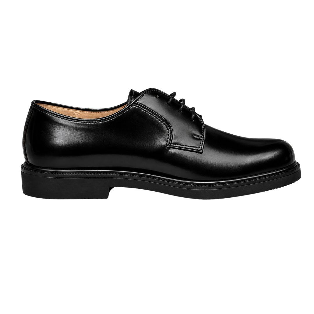 Zapato clásico colegial con brillo y con suela de goma antideslizante - Imagen 2